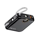 پاوربانک فست شارژ TSCO 10000mAh مدل TP 1006 22.5W - مشکی - تصویر 3