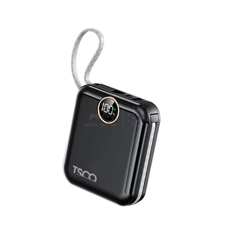 پاوربانک فست شارژ TSCO 10000mAh مدل TP 1006 22.5W - مشکی - تصویر 4