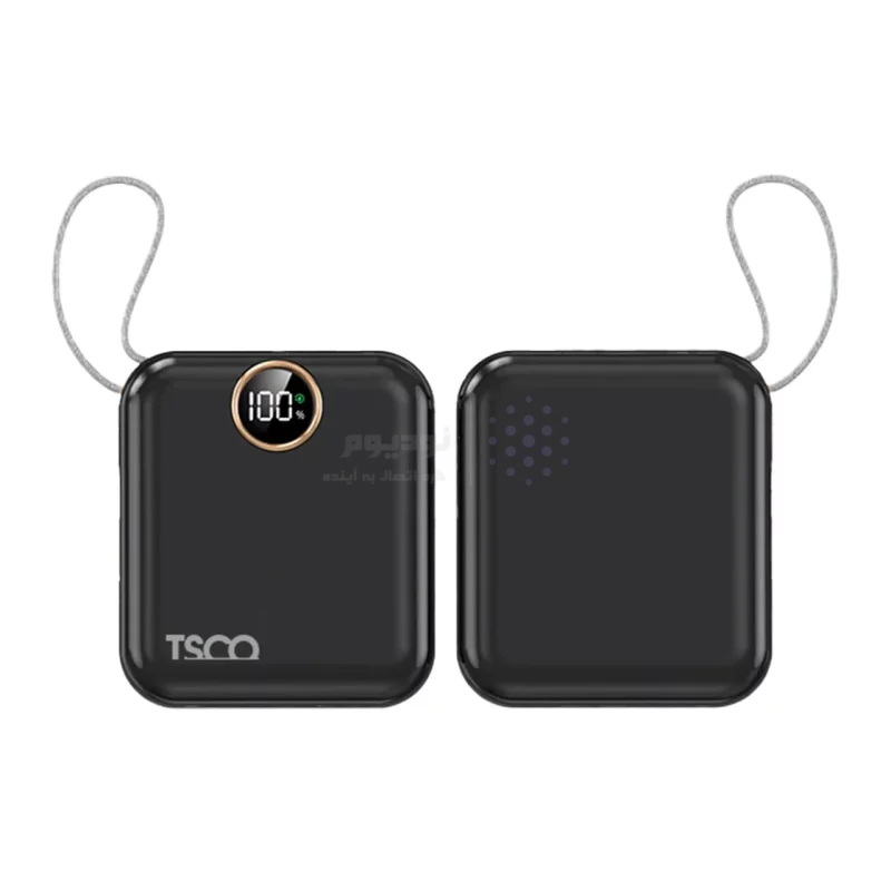 پاوربانک فست شارژ TSCO 10000mAh مدل TP 1006 22.5W - مشکی - تصویر 9