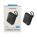 پاوربانک فست شارژ VIPLATINA 20000mAh مدل VP21 65W - مشکی (گارانتی 18 ماه تعویض نیکان همراه)