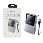 پاوربانک PD و فست شارژ Yesido 20000mAh مدل YP96 22.5W - نقره ای (گارانتی 18 ماه تعویض نیکان همراه)