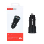 شارژر فندکی فست دو پورت Tranyoo مدل T-C22 48W - مشکی