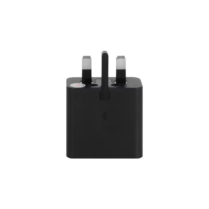 شارژر سه پین SAMSUNG 25W اصلی S24 FE T2510 ( فست و PD) مشکی DST (شش ماهه شرکتی) - تصویر 2