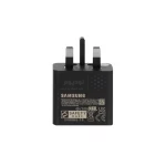 شارژر سه پین SAMSUNG 25W اصلی S24 FE T2510 ( فست و PD) مشکی DST (شش ماهه شرکتی) - تصویر 3