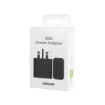 شارژر دیواری سه پین SAMSUNG 25W T2510 ( فست و PD) مشکی DST (6 ماهه DST+ بیمه نامه 12 ماهه DGARD) - درجه یک - تصویر 6