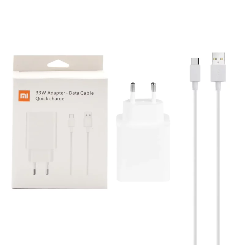 شارژر دیواری 33W فست تک پورت Xiaomi مدل MDY-11-EZ به همراه کابل شارژ Type-C - سفید (گارانتی پارتیان پایا) درجه یک - تصویر 2