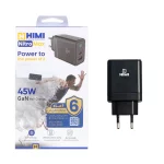 شارژر دیواری فست و PD دو پورت HIMI مدل Nitro Max VQ-T11 45W - مشکی