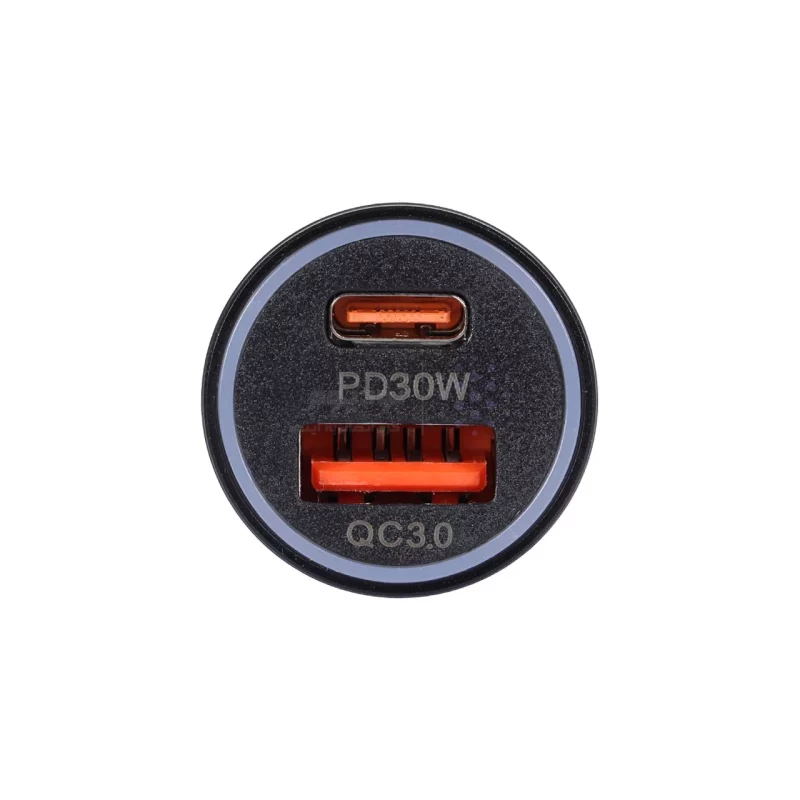 شارژر فندکی فست و PD دو پورت FIRSTYOU مدل F043 48W - مشکی - تصویر 5