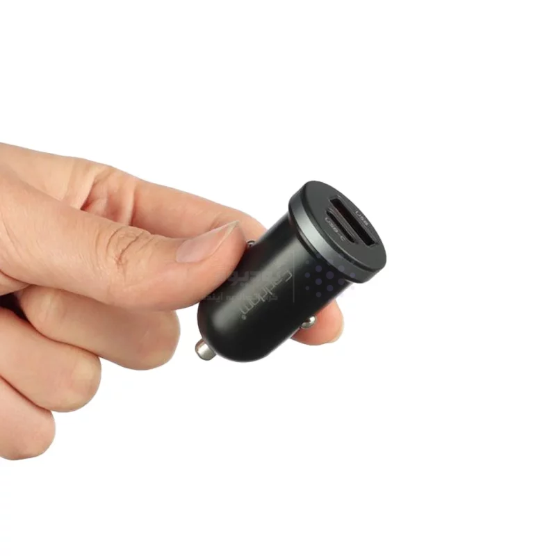 شارژر فندکی PD و فست دو پورت Earldom مدل CC27 - مشکی - تصویر 3