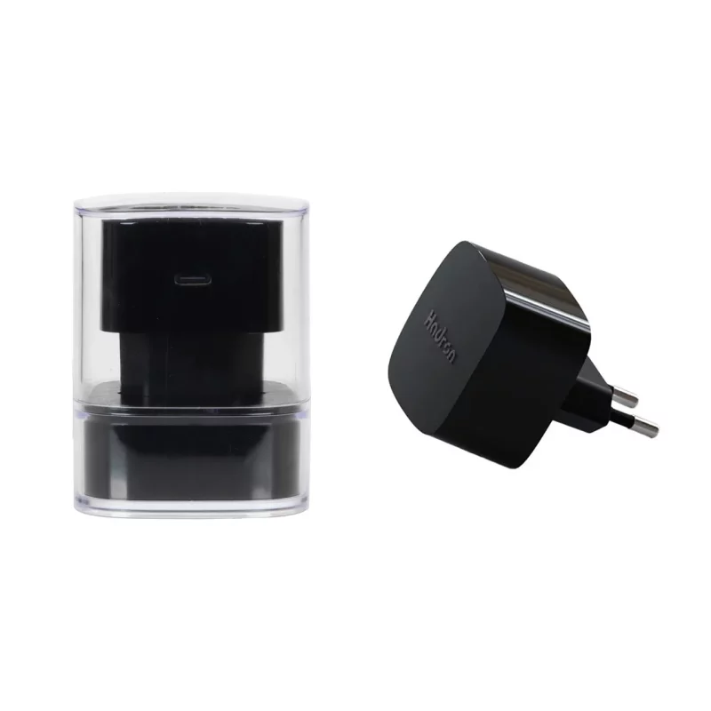 شارژر دیواری فست و PD تک پورت Hadron مدل C1011 25W - مشکی - تصویر 2