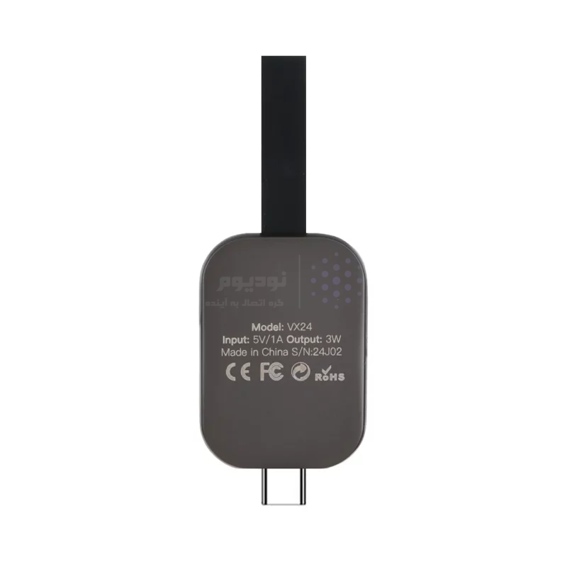 شارژر وایرلس ساعت هوشمند اپل VIPLATINA مدل VX24 3W - مشکی (گارانتی 18 ماه تعویض نیکان همراه) - تصویر 3