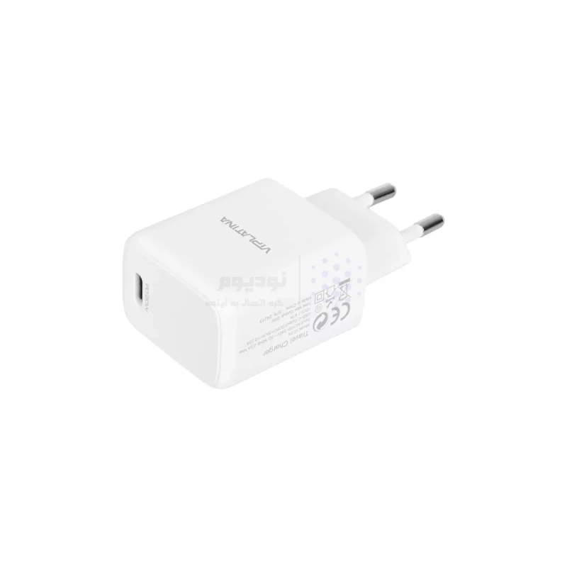 شارژر دیواری فست و PD تک پورت VIPLATINA مدل VC24 20W - سفید (گارانتی 18 ماه تعویض نیکان همراه) - تصویر 4