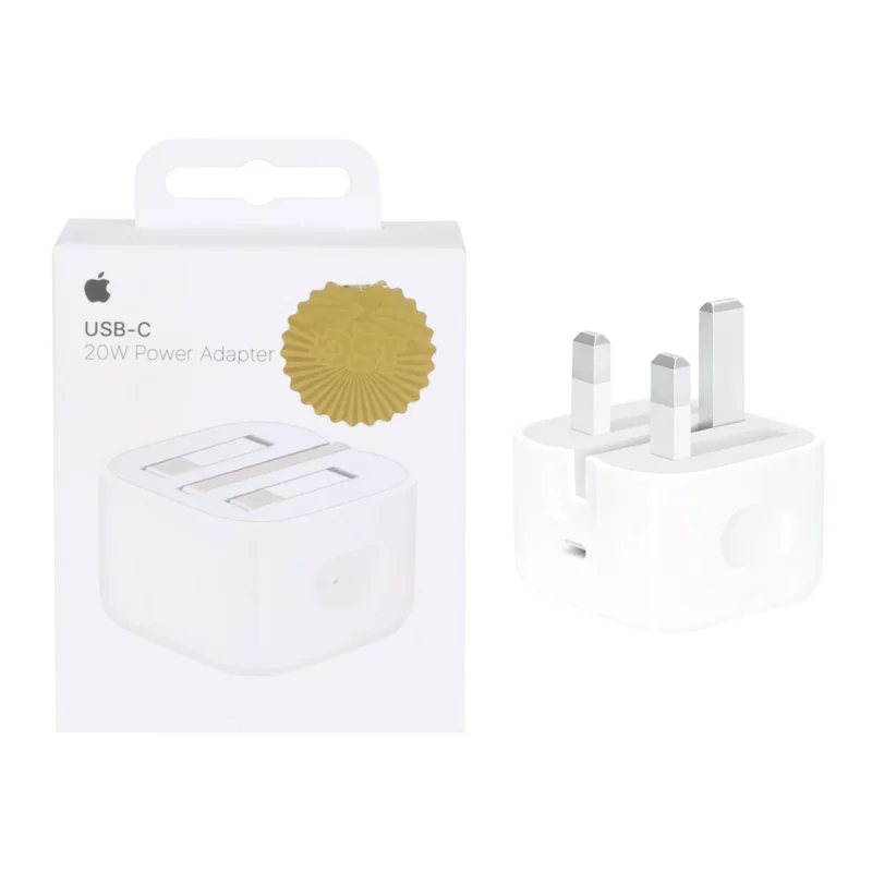 شارژر دیواری آیفون USB-C مدل +20W B/A HI - سفید - DST (New Pack ) (گارانتی شش ماهه) درجه دو - تصویر 2