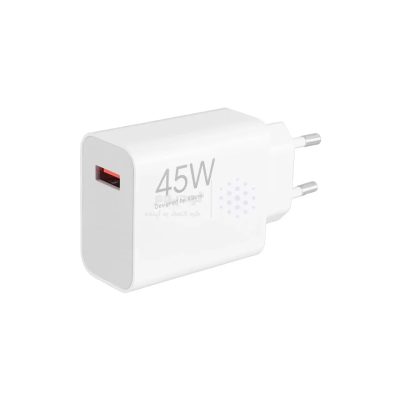 شارژر دیواری فست سرکارتنی تک پورت Xiaomi مدل MDY-17-EF 45W - سفید - DST (گارانتی شش ماهه) - تصویر 3