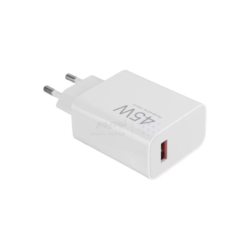 شارژر دیواری فست سرکارتنی تک پورت Xiaomi مدل MDY-17-EF 45W - سفید - DST (گارانتی شش ماهه) - تصویر 4