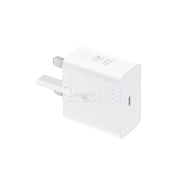 شارژر سه پین SAMSUNG 25W T2510 ( فست و PD) سفید (گارانتی 6 ماهه شرکتی) - تصویر 3