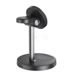 شارژر وایرلس سه کاره 15وات رومیزی XO مدل CX038 - مشکی - تصویر 3