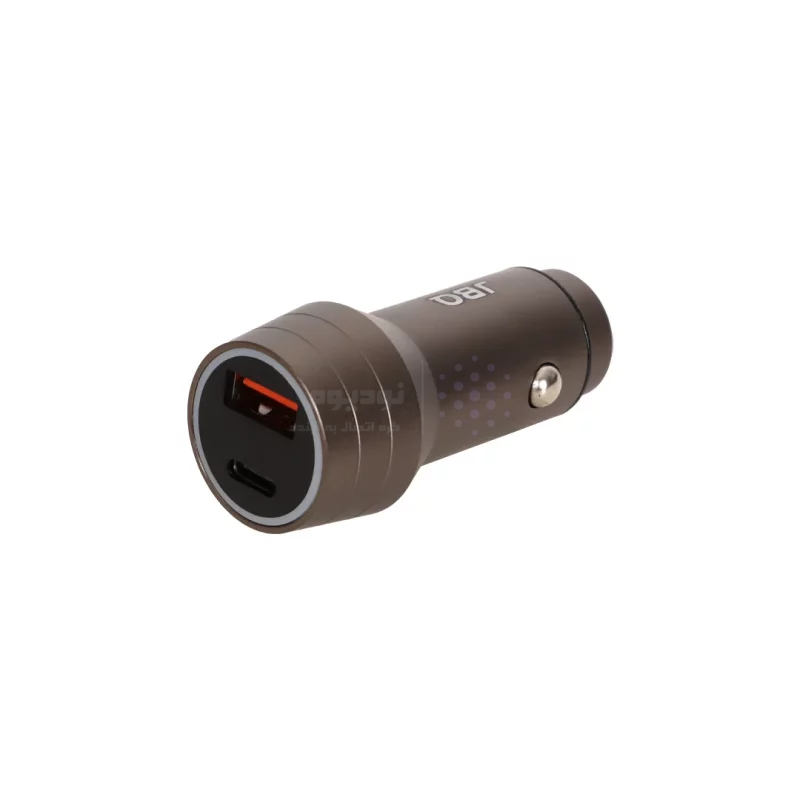 شارژر فندکی PD و فست دو پورت JBQ مدل C458534 48W به همراه کابل شارژ Type-C To Lightning - قهوه ای (گارانتی یکساله رصاصی) - تصویر 3