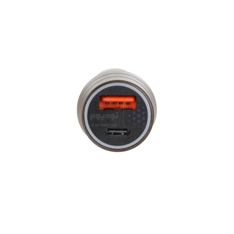 شارژر فندکی PD و فست دو پورت JBQ مدل C458534 48W به همراه کابل شارژ Type-C To Lightning - قهوه ای (گارانتی یکساله رصاصی) - تصویر 6