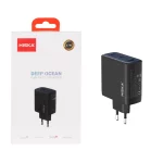 شارژر دیواری PD و فست 67 وات دو پورت Hiska مدل H-167EU 67w- مشکی