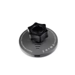 شارژر وایرلس و هولدر گوشی موبایل دریچه کولری Hiska مدل HK-2352W - مشکی - تصویر 7