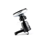 شارژر وایرلس و هولدر گوشی موبایل دریچه کولری Hiska مدل HK-2354W - مشکی - تصویر 4