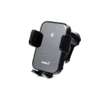 شارژر وایرلس و هولدر گوشی موبایل دریچه کولری Hiska مدل HK-2355W - مشکی - تصویر 3