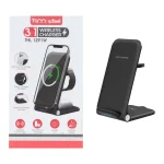 شارژر وایرلس 3 کاره و هولدر 15 وات TSCO مدل THL 1291W - مشکی