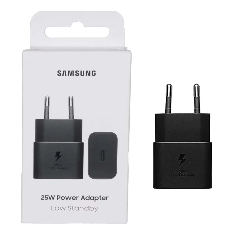 شارژر اصلی SAMSUNG 25W T2510 ( فست و PD) مشکی (گارانتی 18 ماهه شرکتی) - تصویر 2