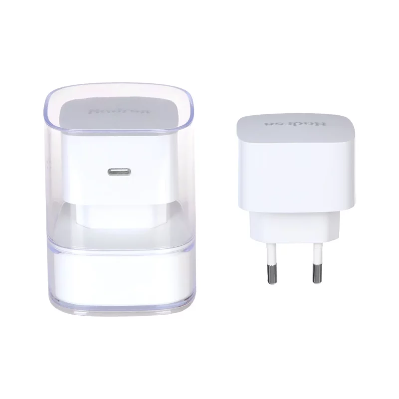 شارژر دیواری فست و PD تک پورت Hadron مدل C1013 33W - سفید - تصویر 2
