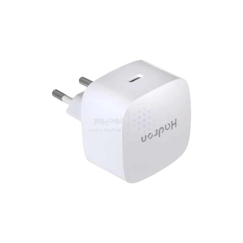 شارژر دیواری فست و PD تک پورت Hadron مدل C1013 33W - سفید - تصویر 4