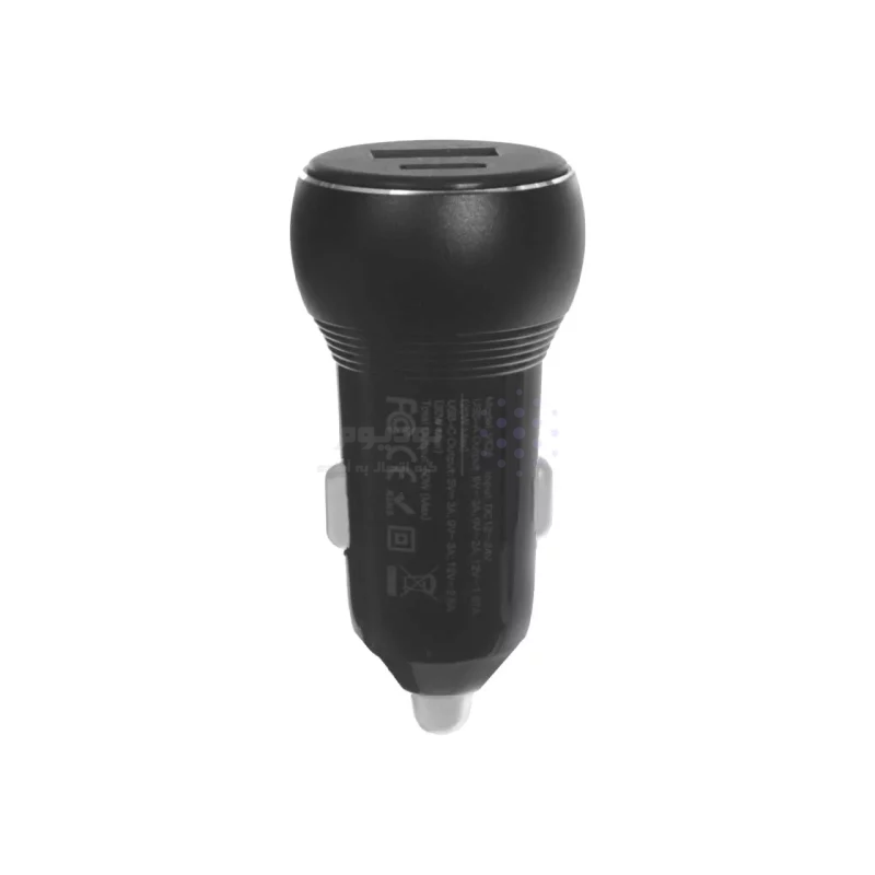 شارژر فندکی PD و فست دو پورت VIPLATINA مدل VK26L 50W به همراه کابل شارژ Type-C To Lightning - مشکی (گارانتی 18 ماه تعویض نیکان همراه) - تصویر 3