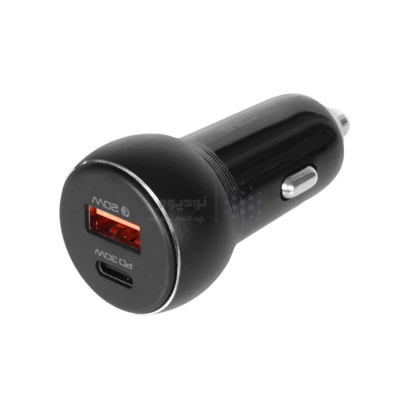 شارژر فندکی PD و فست دو پورت VIPLATINA مدل VK26L 50W به همراه کابل شارژ Type-C To Lightning - مشکی (گارانتی 18 ماه تعویض نیکان همراه) - تصویر 4