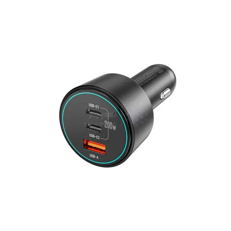 شارژر فندکی PD و فست سه پورت Earldom مدل CC35 200W - مشکی - تصویر 4