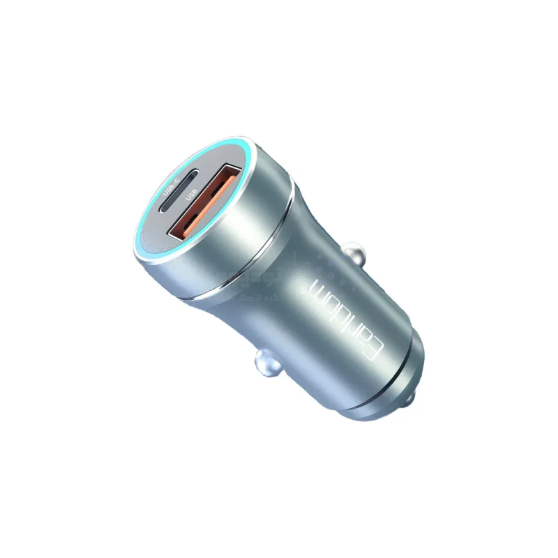 شارژر فندکی PD و فست دو پورت Earldom مدل CC29 30W به همراه کابل شارژ Type-C To Lightning - سبز - تصویر 3