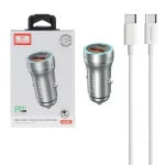 شارژر فندکی PD و فست دو پورت Earldom مدل CC29 30W به همراه کابل شارژ Type-C To Type-C - سبز