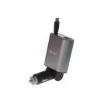 شارژر فندکی PD و فست سه پورت Nitu 120W مدل NDC42 به همراه کابل شارژ متصل Type-C - خاکستری (گارانتی 18 ماه تعویض نیکان همراه) - تصویر 7