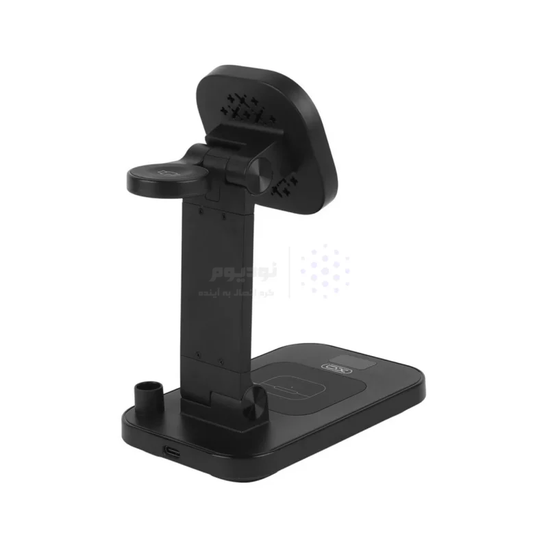 شارژر وایرلس چهار کاره XO مدل TK-23 - مشکی - تصویر 3