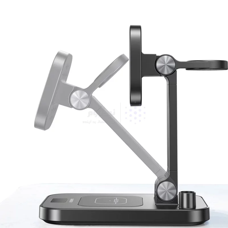 شارژر وایرلس چهار کاره XO مدل TK-23 - مشکی - تصویر 5