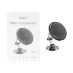 شارژر وایرلس و هولدر مگنتی گوشی موبایل پایه دار Yesido مدل C306 - خاکستری (گارانتی 18 ماه تعویض نیکان همراه)