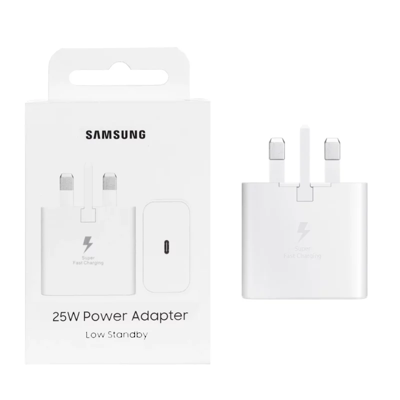 شارژر سه پین SAMSUNG 25W T2510 ( فست و PD) سفید - اصل چین (گارانتی شش ماهه شرکتی) - تصویر 2