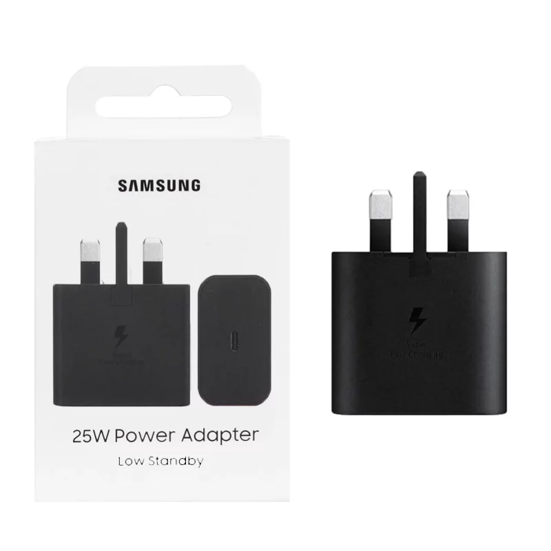 شارژر سه پین SAMSUNG 25W T2510 ( فست و PD) مشکی - (گارانتی شش ماهه شرکتی) - تصویر 2