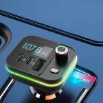 شارژر فندکی PD و فست سه پورت و گیرنده بلوتوثی Earldom FM مدل ET-M88 - مشکی - تصویر 6