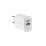 شارژر دیواری PD و فست دو پورت XO مدل XO-L64(EU) 20W به همراه کابل شارژ Type-C - سفید - تصویر 3
