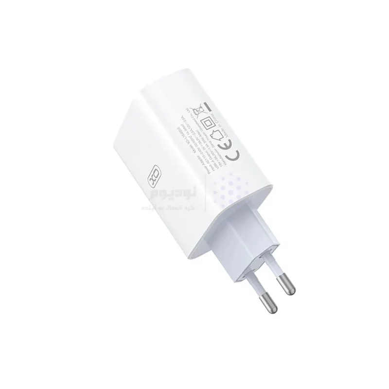 شارژر دیواری فست تک پورت XO مدل XO-L164(EU) 120W به همراه کابل شارژ Type-C - سفید - تصویر 3