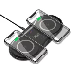 شارژر وایرلس دو کاره XO مدل XO-WX025 - مشکی - تصویر 3