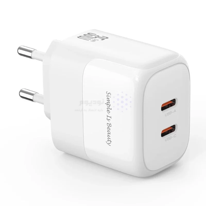 شارژر دیواری PD و فست دو پورت XO مدل XO-L140(EU) 35W - سفید به همراه کابل شارژ Type-C To Lightning - سفید - تصویر 4