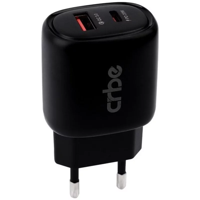 شارژر دیواری فست و PD دو پورت Crbe مدل CR-R104 38W - مشکی (گارانتی یکساله PMC) - تصویر 2