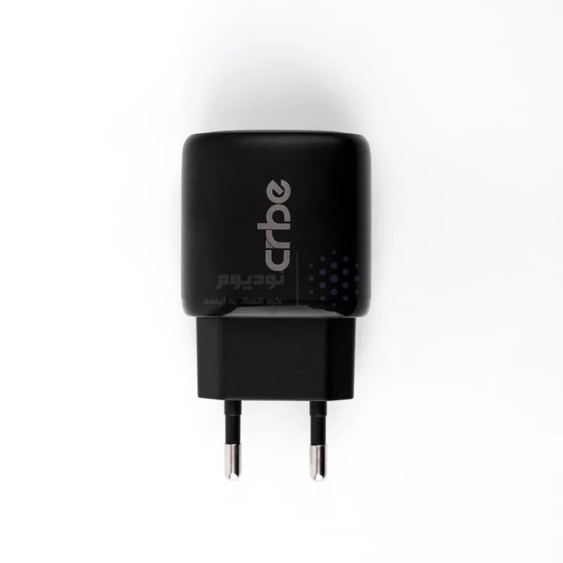 شارژر دیواری فست و PD دو پورت Crbe مدل CR-R104 38W - مشکی (گارانتی یکساله PMC) - تصویر 3