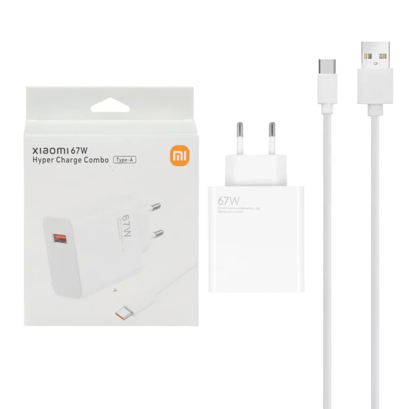 شارژر دیواری فست تک پورت Xiaomi مدل MDY-12-EZ 67W - سفید - بهمراه کابل Type-C - اصل چین - DST (گارانتی شش ماهه) - تصویر 2